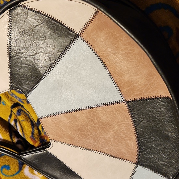 Belk Wonderly Patchwork Faux Leather Handbag - Picture 2 of 10